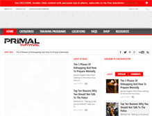 Tablet Screenshot of primalsurvival.org